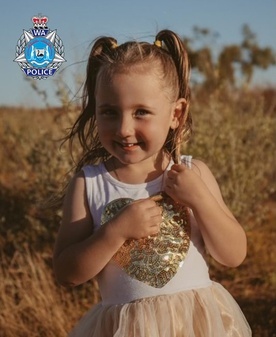 Australia: 4-letnia Cleo Smith odnaleziona po 18 dniach od zaginięcia