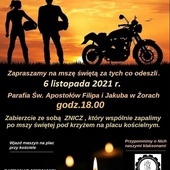 Żory. Memento za zmarlych motocyklistów