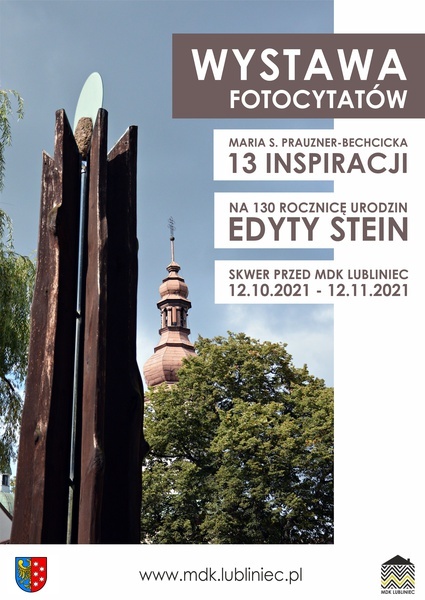 Lublinieckie fotocytaty z myślami Edyty Stein