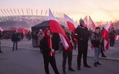 Marsz Niepodległości zakończył się na błoniach Stadionu Narodowego