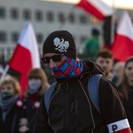 Marsz Niepodległości zakończył się na błoniach Stadionu Narodowego