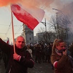 Marsz Niepodległości zakończył się na błoniach Stadionu Narodowego