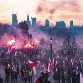 Marsz Niepodległości zakończył się na błoniach Stadionu Narodowego