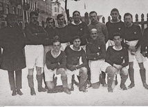 Pierwszy skład polskiej reprezentacji na mecz z Węgrami 18 grudnia 1921 r. 
