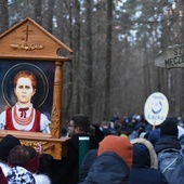 Wejście do rudziańskiego lasu.