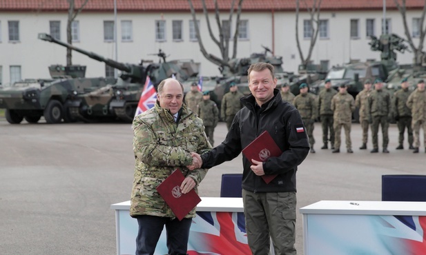 Minister obrony Wielkiej Brytanii: Jesteśmy tu, by okazać solidarność z Polską