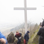 Poświęcenie nowego krzyża na Rogowcu