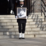 Gdynia. Pogrzeb marynarzy - ofiar terroru komunistycznego