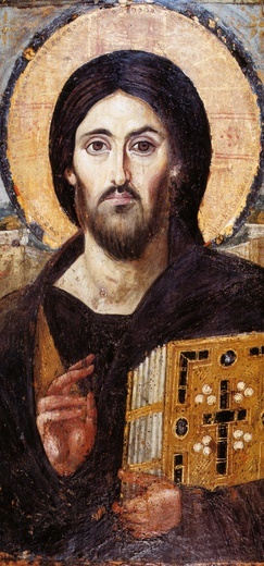 Pantokrator, ikona z Klasztoru św. Katarzyny na górze Synaj, enkaustyka, VI w.