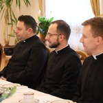Spotkanie księży studentów z biskupami