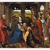 Rogier van der Weyden
Pokłon Trzech Króli 
olej na desce, ok. 1455
Stara Pinakoteka, Monachium