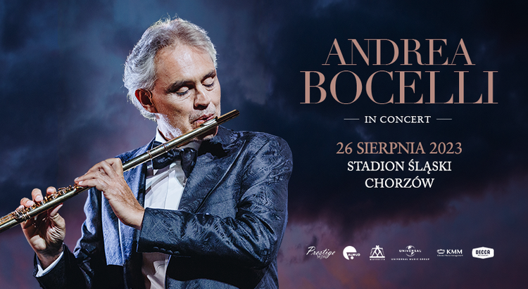 Chorzów. Andrea Bocelli wystąpi na Stadionie Śląskim