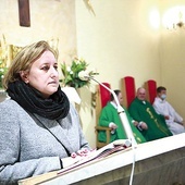 Ewa Bachta głosiła świadectwo w Latoszynie.