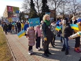 Tarnobrzeg. "Mały Książę" murem za Ukrainą