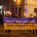 Międzyreligijny marsz i modlitwa o pokój na Ukrainie - w Bielsku-Białej. 