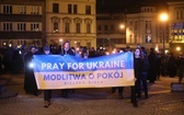 Międzyreligijny marsz i modlitwa o pokój na Ukrainie - w Bielsku-Białej. 