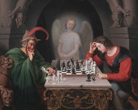 Moritz Retzsch. Gra z szatanem w szachy o duszę