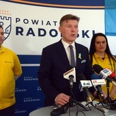 O wsparciu dla uchodźców z Ukrainy mówi starosta Waldemar Trelka.