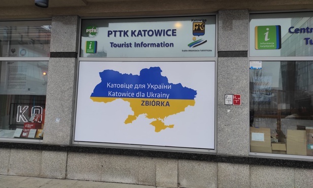 Katowice. Zbiórka artykułów szkolnych dla dzieci z Ukrainy