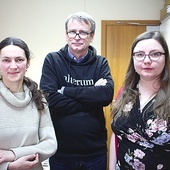 Obecna ekipa redakcyjna. Od lewej: Karina Grytz-Jurkowska, Andrzej Kerner i Anna Kwaśnicka.