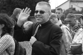 W ubiegłym roku ks. Tomasz Niedziela był także przewodnikiem grupy pierwszej w czasie diecezjalnej pielgrzymki na Jasną Górę.