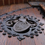 Drzwi do katedry po renowacji