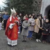 Siedlnica. Niedziela Palmowa z biskupem