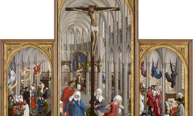 Rogier van der Veyden, Ołtarz siedmiu sakramentów świętych.