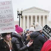 Antyaborcyjna manifestacja przed siedzibą Sądu Najwyższego w Waszyngtonie była jednym z punktów programu tegorocznego Marszu dla Życia, który odbył się w stolicy USA w styczniu.