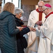 ▲	Eucharystii przewodniczył biskup świdnicki Marek Mendyk.