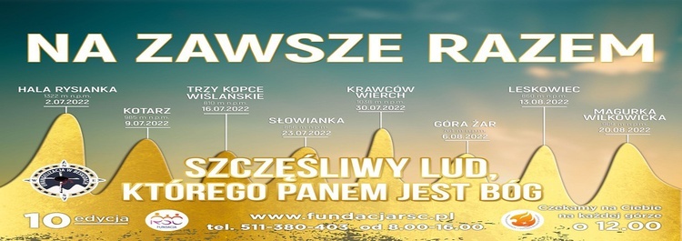 Pierwsze spotkanie 10. Ewangelizacji w Beskidach - na Rysiance z Domowym Kościołem!