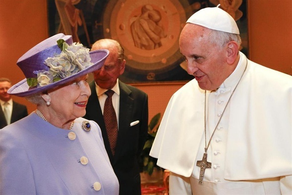 Papież złożył życzenia Elżbiecie II
