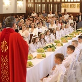 Polsko-ukraińska I Komunia św. w Słopnicach Górnych