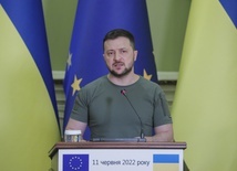Zełenski nazwał walki w Donbasie "jedną z najokrutniejszych bitew w Europie"