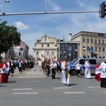 Procesja Bożego Ciała z katedry św. Mikołaja w Bielsku do Białej - 2022