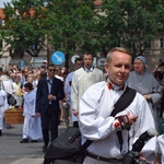 Boże Ciało w Łowiczu. Procesja.