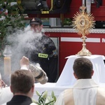 Pan Jezus na kwietnych dywanach. Boże Ciało na Kamionku