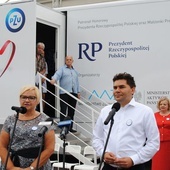 Szefowa kancelarii prezydenta RP minister Grażyna Ignaczak-Bandych podziękowała za pomoc uchodźcom z Ukrainy.