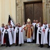 Grupa templariuszy przybyła do Łowicza, by uczcić ważną dla nich rocznicę.