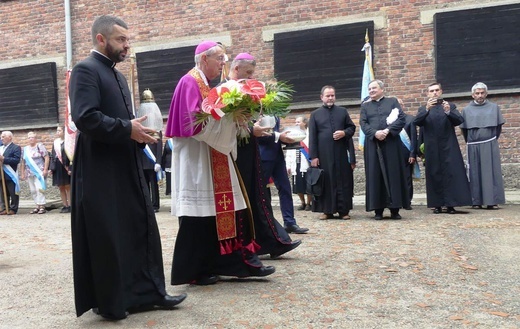 81. rocznica śmierci św. Maksymiliana w Oświęcimiu - pielgrzymka i Msza św. przy Bloku Śmierci