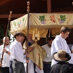 Uroczystość Wniebowzięcia NMP w Ligocie Książęcej z pielgrzymami z Namysłowa