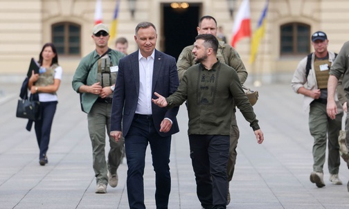 Zełenski: Nikt nie chce umierać, ale nikt też nie boi się Rosji