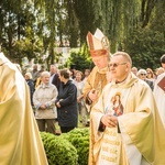 Msza św. i dożynki w Trąbkach Wielkich