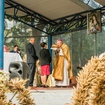 Msza św. i dożynki w Trąbkach Wielkich