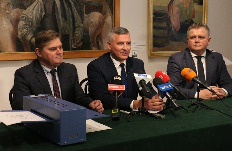O projekcie opowiadali (od lewej): Leszek Ruszczyk, Rafał Rajkowski i Adam Duszyk.