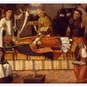 Mistrz San Lázaro
Śmierć św. Marcina z Tours 
olej na desce, pocz. XVI w.
Muzeum Sztuk Pięknych, Walencja
