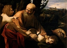 Ofiarowanie Izaaka - obraz Caravaggia