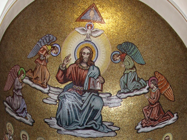 ◄	Mozaika w zabrzańskim kościele św. Andrzeja (1943 r.).
