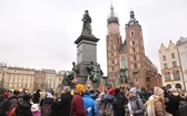 Prezentacja szopek krakowskich pod pomnikiem Mickiewicza 2022