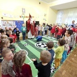 Tegoroczne spotkanie ze św. Mikołajem dzieci uczęszczających do świetlicy